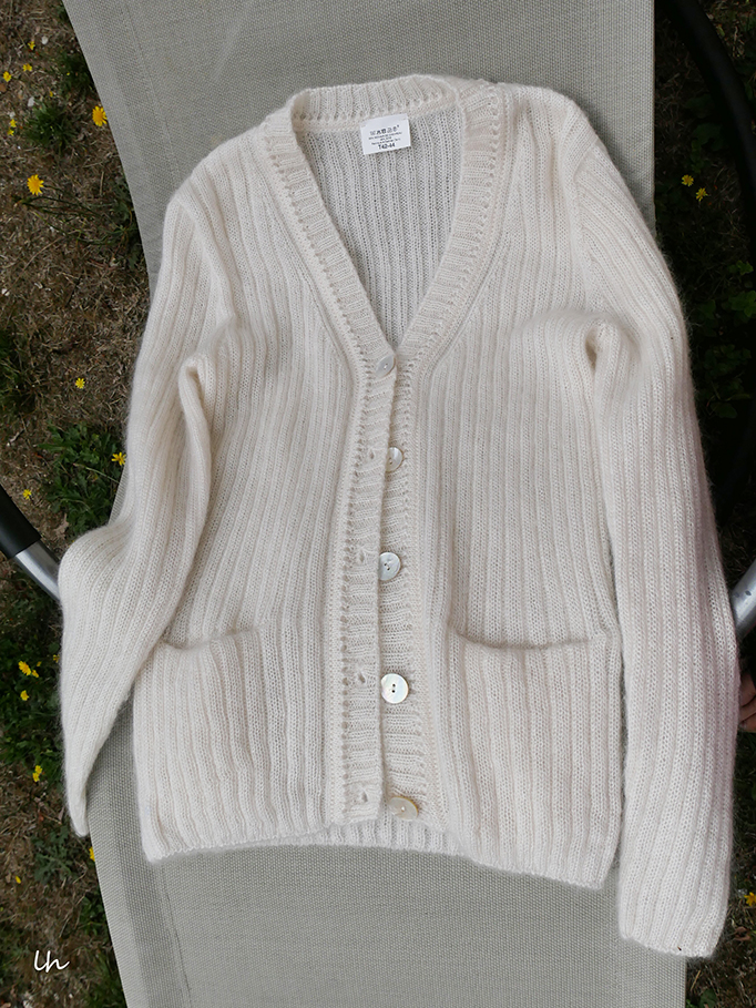 Gilet (55% mohair / 45% soie)